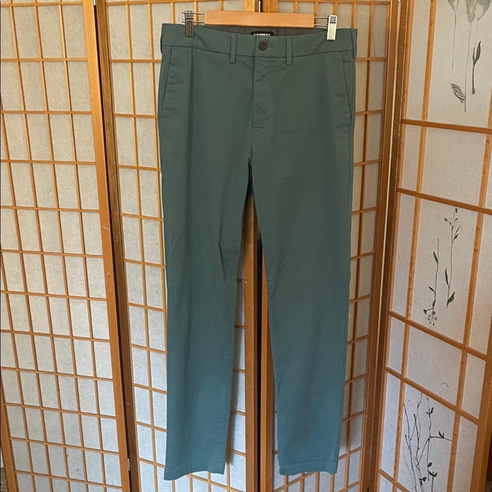 Express Men's Teal Chinos